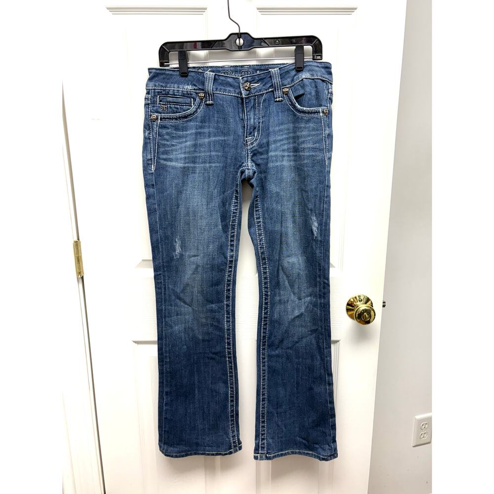 Miss Me Blue Flare & Wide Leg Jeans